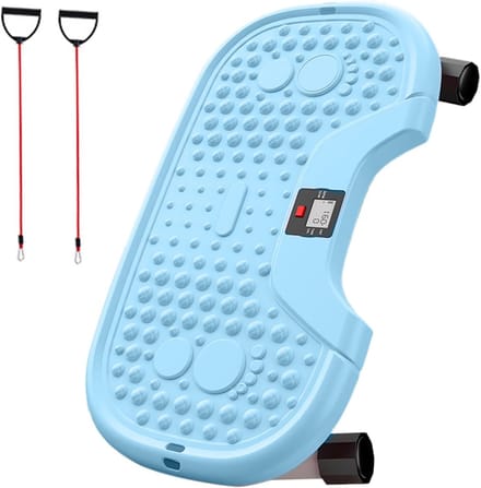 Stepperapparaat - Been trainers - Thuis trainen - Stille werking - Compact ontwerp - Blauw