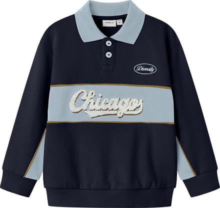 NAME IT - NMMLUCAN LS NREG SWEAT POLO UNB - Jongens - Sweaters