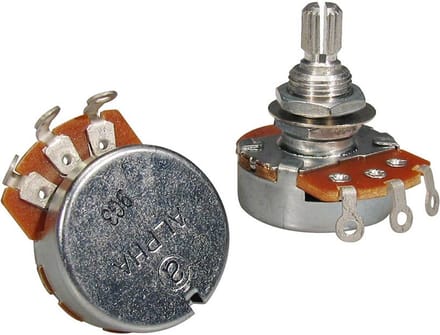Alpha ALP250-A31 250K Audio Potentiometer voor Gitaren