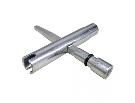Multi sleutel - 5 tot 18mm - vierkant - dubbelbaard - halve maan