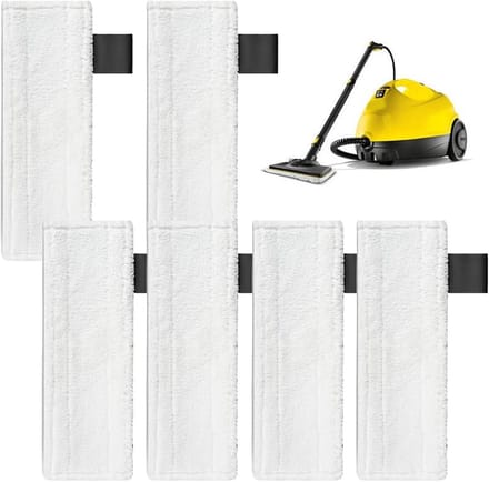 6 Stuks Microvezel Reserve Doeken voor Stoomreiniger - Geschikt voor Easyfix Modellen