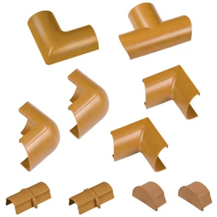 D-line Verbindingsset Clip-over Voor Kabelgoot 30x15mm Eiken