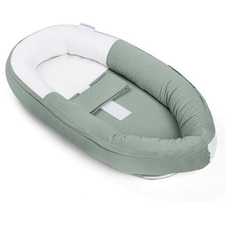 Doomoo Cocoon - Babynestje - Organisch Katoen - 74 x 46 cm - Tetra Jersey Green