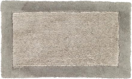Luxe Badmat Two-Tone - Grafiet - 70 x 120 cm - Antislip Badkameraccessoire