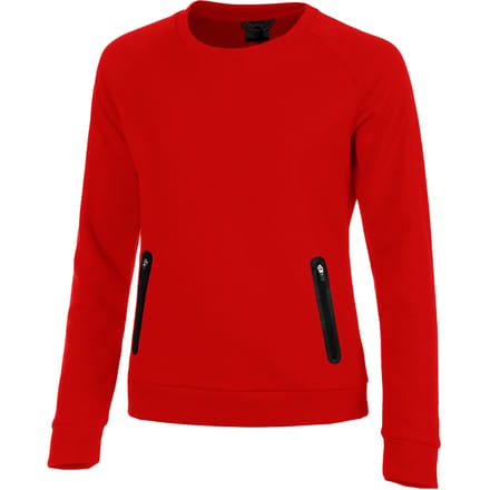 Craft Crew Sweatshirt Dames-Rood