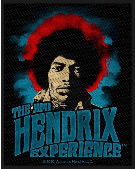 Jimi Hendrix - The Jimi Hendrix Experience Patch - Zwart
