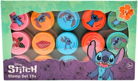STITCH Stempel set met kinderklei - STAMP SET 15X (ST25347) - Lilo en Stitch