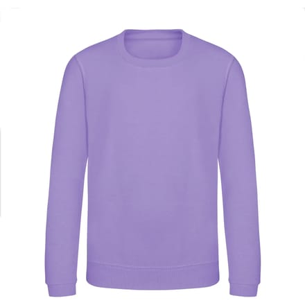 Just Hoods - AWDis Sweat Kinder - Digital Lavender maat 5/6 (S)