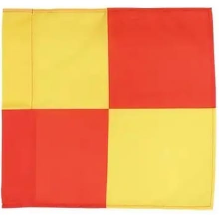 Vervanging van de vlag van de grensrechter