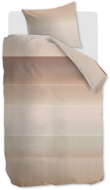 Kardol Abstract dekbedovertrek - Eenpersoons - 140 x 200/220 cm - Terra