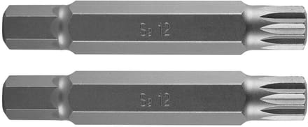 NEO S2 - Spline Eindstuk - M12 x 75 mm - 2 Stuks