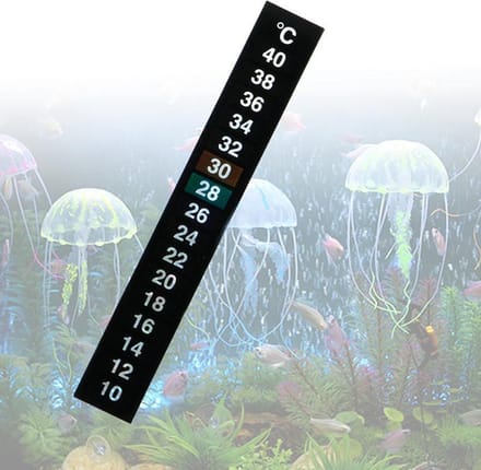 Thermometer Strip - Aquariummeter - 13 x 1.8 cm - Universeel toepasbaar - 2 Stuks