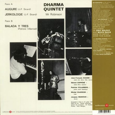 Dharma Quintet - Mr. Robinson (LP)