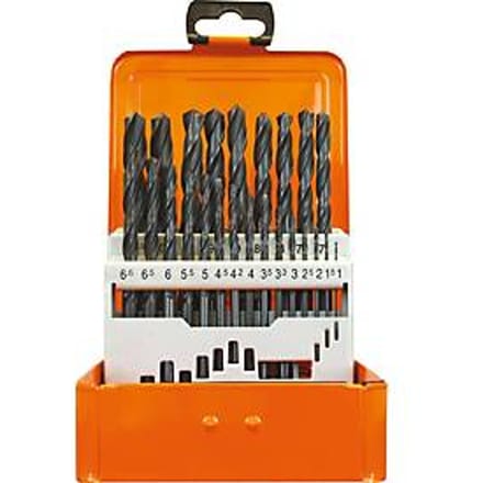 Projahn boorcassette ECO, HSS-R, 24-delig, Ø 1-10,5 mm / 0,5 mm stappen