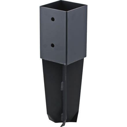 Suki Paalhouder Met Betonanker Antraciet 71x71mm Type L