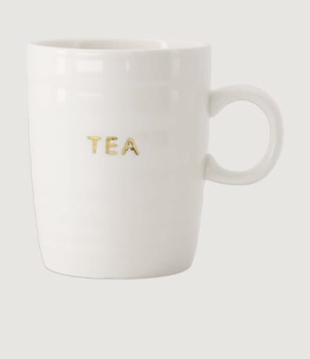 Theemok tea gouden letters Zusss