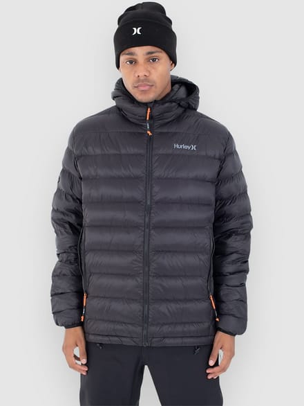 Hurley Cayuga Puffer Jas zwart