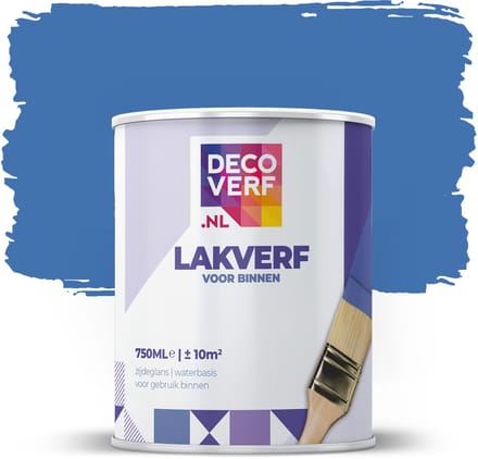 Decoverf lakverf warmblauw, 750ml