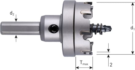 Rotec HM Gatfrees 'Easy', Tmax=12, ø32,0