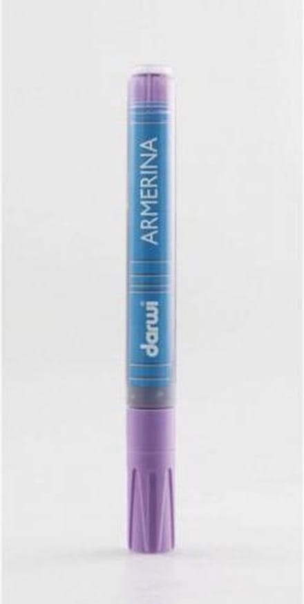 Darwi Porseleinverf Stift Violet 2 mm punddikte 6 ml