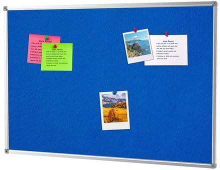 IVOL Prikbord Vilt 60 x 90 cm - Blauw
