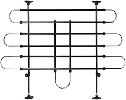 Core® Hondenrek auto - Autorek Hond - Bagagerek - universeel – Auto Afscheiding – Zwart/Zilver - 102cm x 77cm x 5cm