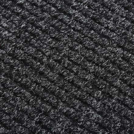 vidaXL - Droogloopmat - 100x450 - cm - antracietkleurig