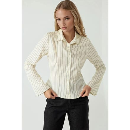 Slim Fit Gestreepte Overhemd