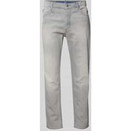 tapered straight fit jeans van katoenmix model 'BRODY'