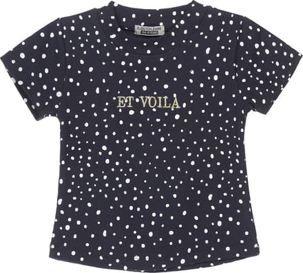 DJ Dutchjeans - Meisjes t-shirt - Navy - Maat 128