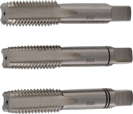 BGS Draadsnijtapset voor-, middel- en nasnijder M16 x 2,0 3 delig