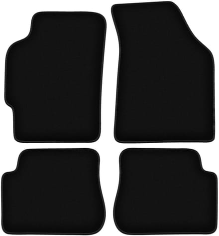 BASIC zwarte velours matten voor: Kia Shuma sedan (1997-2004)