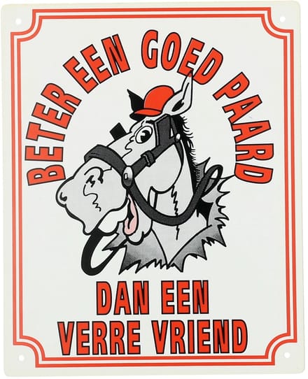 Epplejeck Bord Epplejeck Beter Een Goed Paard ....