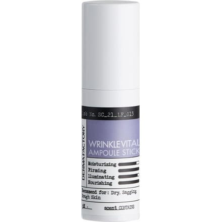Derma Factory Ampoule Stick Vitalité Rides 10g Baume Multi-Usage Anti-Rides Éclaircissant 2ea