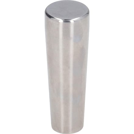 Biertapkraanhendel van roestvrij staal met spiegelende afwerking, roestbestendig, 6,6 cm (2,6 inch) white