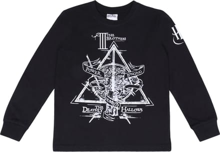 Zwarte HARRY POTTER blouse met lange mouwen