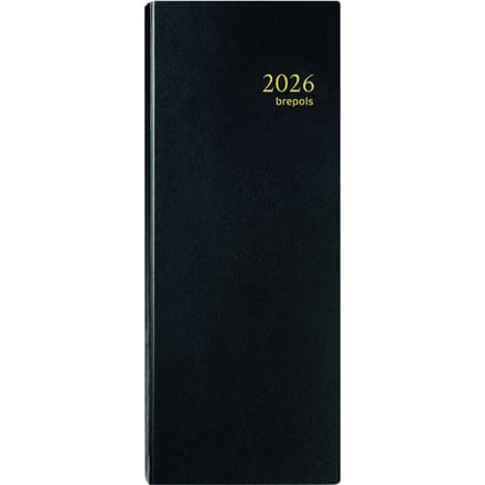Agenda 2027 Brepols Saturnus Lima 7dagen/2pagina's smal zwart