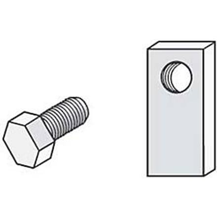 Schroeven, met lange moeren, schroefsysteem