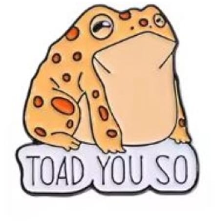 Pin Broche - enamel pin - kledingspeld - Toad kikker