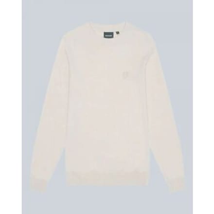 Sport-T-shirts Lyle &amp; Scott KN2124V TONAL LAMBSWOOL CREW-W870 COVE