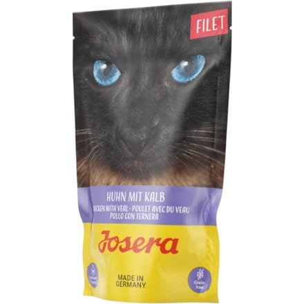 16x70g Kip met Kalf Josera Filet Kattenvoer nat