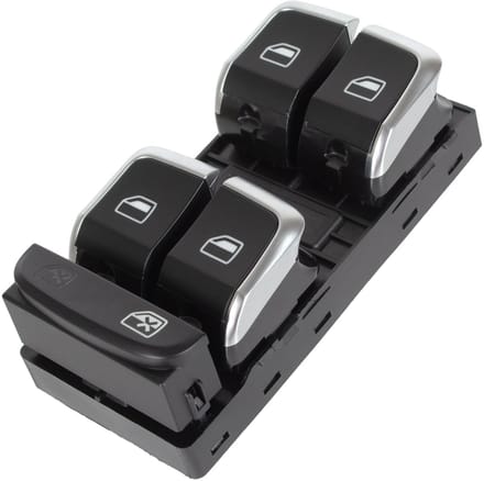 M MODECAR Audi A4 B8 - Elektrisch Raampaneel - Chromen Afwerking