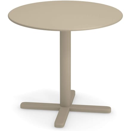 Emu Darwin tafel rond - taupe - Ø 80