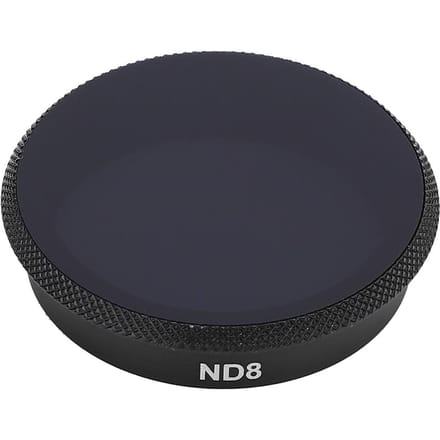 Filtre d'objectif ND8 en verre optique Revêtement multicouche Adapté pour caméra sport OSMO ACTION black