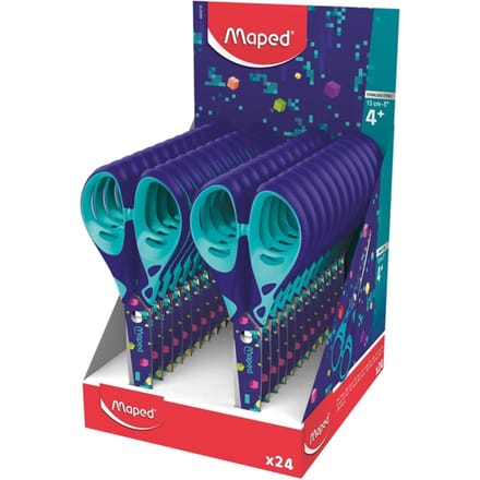 Schaar Maped Pixel Party 13cm display à 24 stuks