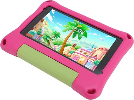 Kindertablet - Educatieve Tablet - Leren en Spelen - Dubbele Camera - 7 Inch Scherm - Roze