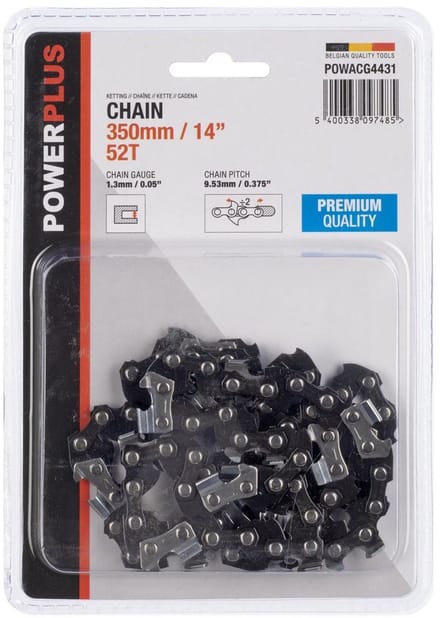 Powerplus Ketting POWACG4431 - 14" - 350mm - 52T - Premium