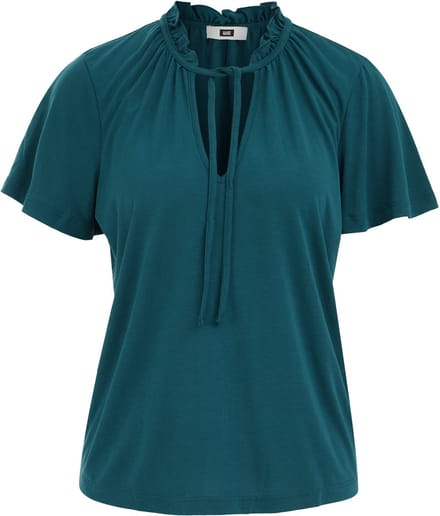 WE Fashion Dames T-shirt met ruches