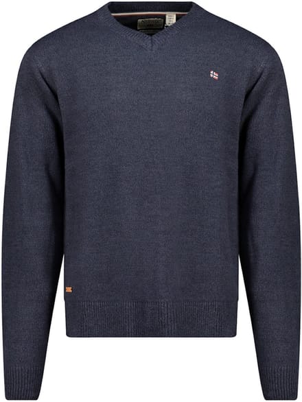 Geographical Norway Premium Heren Trui Froste V-Hals Gebreid - S