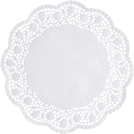 250 Taartranden rond Ø 30 cm wit